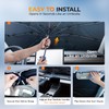 [2026 Upgraded] DooGooCoo Windshield Sun Shade Umbrella for Toyota Rav4