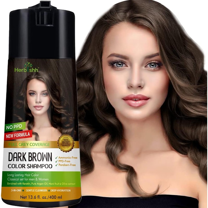 Herbishh Champú de color para cabello - Champú y acondicionador