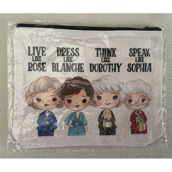 Unbranded The Golden Girls Graphic Makeup Toiletry Bag Pouch Graphic