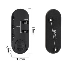 Suitcase Lock Combination Lock Combination Locks Code Lock Combination Lock Luggage Locks Travel Locks Security Lock Luggage Locks for Travel Suitcase Backpack (Style A)