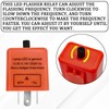 Tobenbone CF-13 Led Flasher Relay 3 Pins 12V Adjustable Frequency