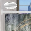 Tanxih Corner Shower Curtain Rod Adjustable Stainless Steel L Shaped