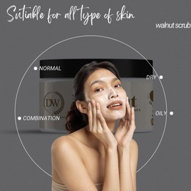DRY WORLD WALNUT SCRUB[REMOVES BLACKHEAD & DEAD SKIN CELLS 100 GM]