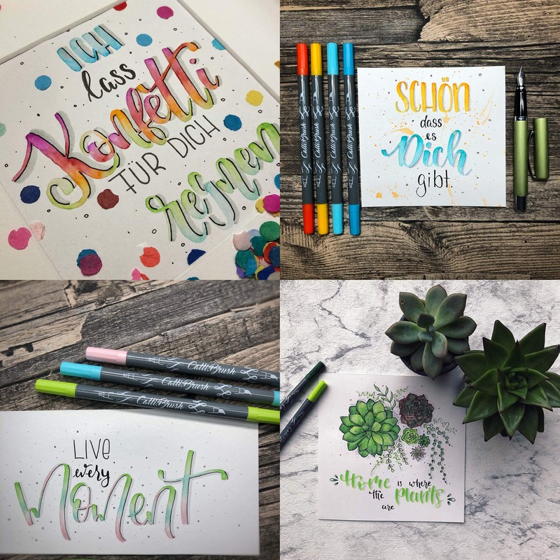 ONLINE Calli.Brush Handlettering Brush-Pens | Set of 24 brush pens