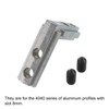 sourcing map L-Shape Interior Joint Bracket, 4Pcs Inside Corner Connectors