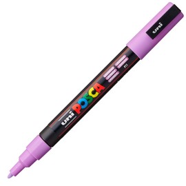 uni-ball Uni POSCA 186538 Marker Fine Bullet Tip 0.9-1.3mm Line Width Lavender Purple