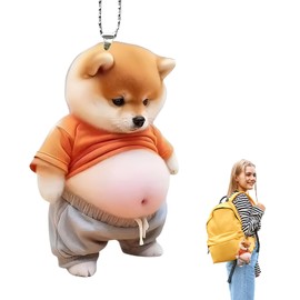 aninako Shiba Inu Keychain, Cute Dog Keychain, Shiba Inu, Goods, Mascot, Keychain, Dog, Keychain, Car Backpack, and More