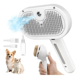 Cepillo De Vapor 3 En 1 Tecnologia Diazra Para Perros Y Gatos
