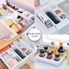 Pack of 8 Drawer Organiser, Organiser Storage Box, Plastic Drawer