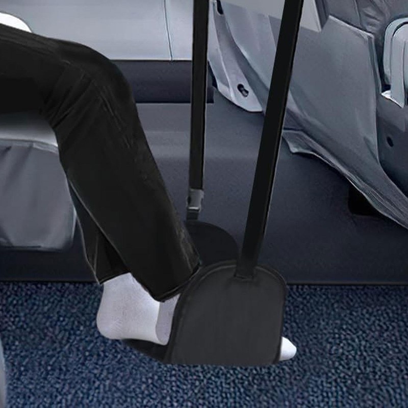 Plane Foot Hammock | Adjustable Portable Airplane Footrest - Travel