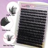 MIKIWI Lash Clusters Kit Fluffy 100D Lash Extension Kit 9-18mm
