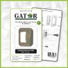Gator Door Strike Plate with Screws, – 2-1/4" by 1-3/4"