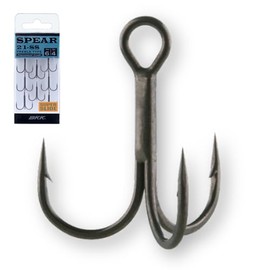 BKK Spear-21 SS Tournament Treble Hooks # 2/0-Pack of 5