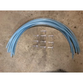 Leader Evaporator 10 - 5/16" Maple Syrup Sap 36" Drop Line Tubing w/ Clear Taps, Spouts, Spiles