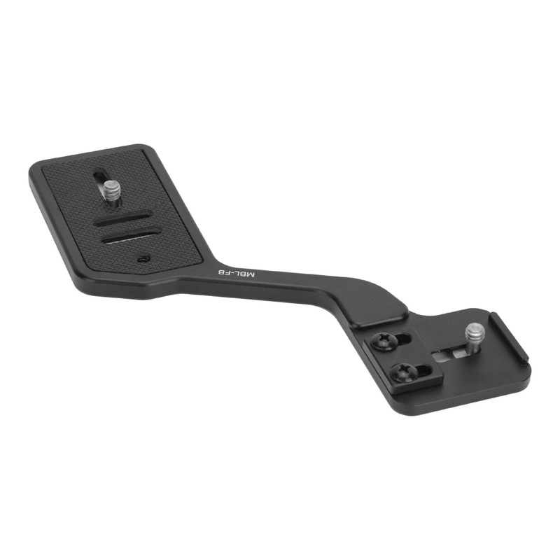 Aluminium Alloy Camera Flashlight Tripod Bracket with Dual 1/4in Screw