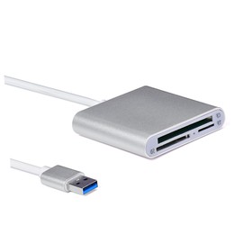 KOMBIUDA Micro / /cf to USB 3.0 Adapter Compact Flash Card Reader for Laptop/sdxc Reader Aluminum Design Fast Transfer Speed