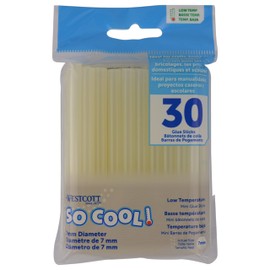 Westcott So Cool! Low-Temp Glue Sticks for Young Crafters, Pack of 30