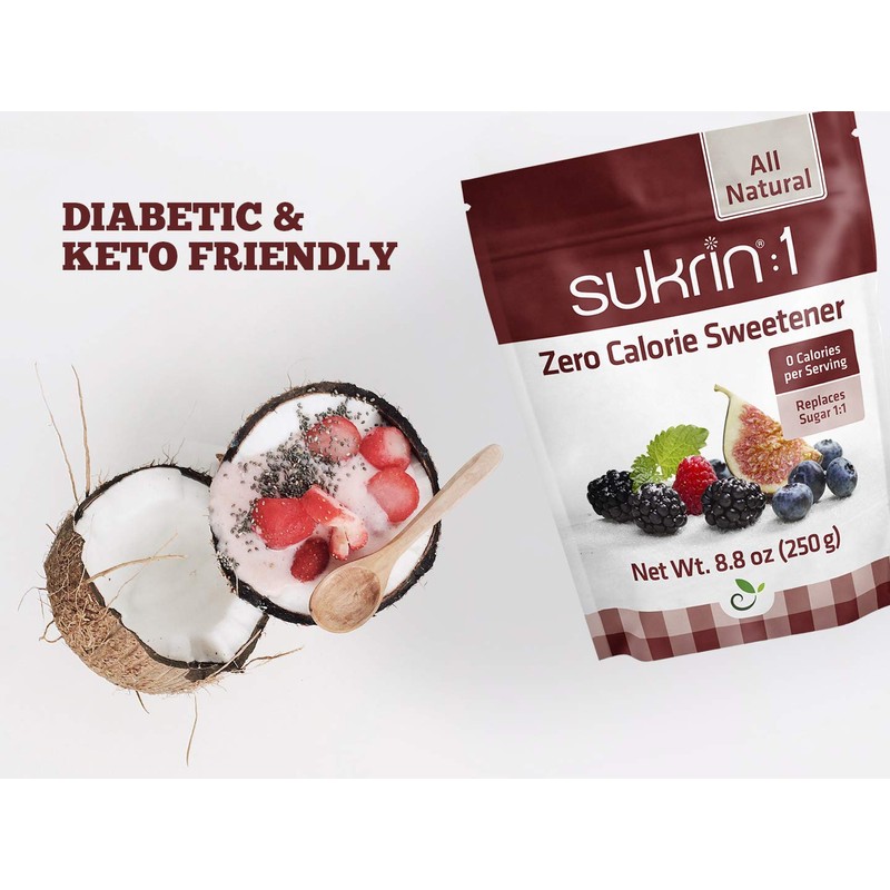Sukrin 1 500g & Sukrin Gold 500g Sampler Bundle Natural
