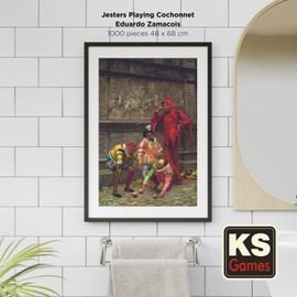 KS Puzzle 20662 Jesters Playing Cochonnet 1000 Pieces Puzzle for Adults