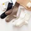 ACCFOD Cute Crew Socks Casual Athletic Aesthetic Socks Neutral Cotton