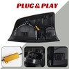 KAKABAS Smoked Black LED Tail Light Compatible with Dodge RAM