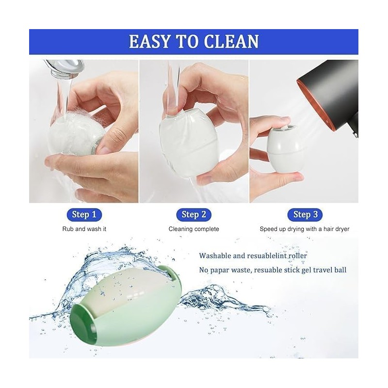 Reusable & Washable Roller Sticker, New Pet Hair Remover, Cat