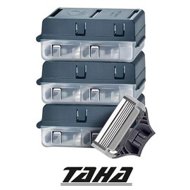 Razor Blade Refills, 12 Count, Sharper 5-Blade, For Close and Comfortable Shaves with taha sticker