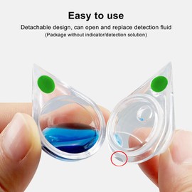 MiOYOOW CO2 Drop Checker, Aquarium CO2 Monitor CO2 Detector without Solution for Aquarium Planted Tank Easy to Observe & Judge Results