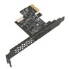 PCIE to USB 3.2 Expansion Card Black 5Gbps High Speed