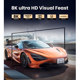 avedio Links HDMI 2.1 Splitter 8K@60Hz 1 in 3 Out 4K@120Hz, 1×3 HDMI Splitter for Multiple Monitors(Only Copy Input Screen), Hdmi Splitters for Gaming Support 48Gbps, HDCP 2.3, RGB 4:4:4