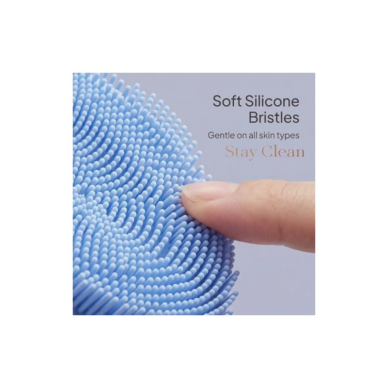 Silicone Face Scrubber, Compact Lightweight Accessory for Travel and Daily