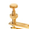 5PCS Violin Fine Tuner Golden Metal Glossy Surface Violin Fine