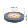 uxcell 5-Inch Bench Grinding Wheels Aluminum Oxide 80 Grits Surface