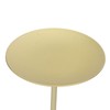 Gold Pillar Candle Holder Double Sided Use Rust Prevention Iron
