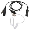 Talkies Earpiece, Air Acoustic Tube Headset 2 Way Radio Talkie