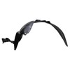 TRQ Front Right Inner Fender Liner Black Passenger Side Compatible