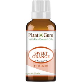 Sweet Orange Essential Oil 1 oz / 30 ml 100% Pure Undiluted Therapeutic Grade Citrus Sinensis, Cold Pressed from Fresh Orange Peel, Aromatherapy Diffuser, Relaxation, Calming, Natural Cleaner