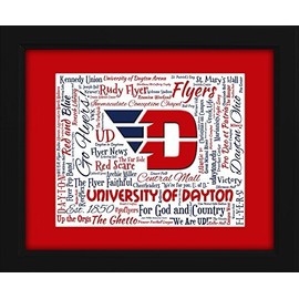 University of Dayton 16x20 Beautifully Framed Canvas Art Piece