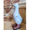 David's Polka Dot Duck Small Pink Ornament