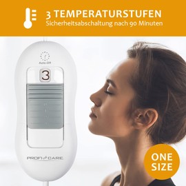 ProfiCare® PC-FW 3058 Foot Warmer for Soothing Warmth, Electric Foot Warmer with 3 Temperature Levels and Automatic Shut-Off, Electronic Foot Warmer for Cold Feet with Quick Heating, One Size