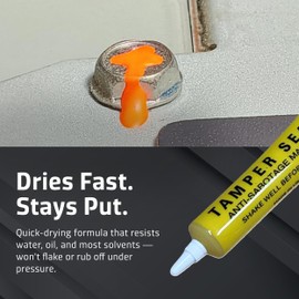 Next Phase Tamper Seal Inspection Paint – Tamper-Proof Security Marker for Bolts, Fasteners & Assemblies – Quick-Drying, High-Visibility Paint – Automotive, Aerospace & Industrial Use – 1.5 oz Yellow