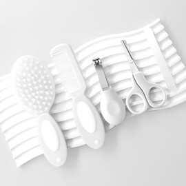 Baby Grooming Kit Newborn,Baby Health Care Kit,Baby Brush Soft Bristles 5 pcs Baby Nail Kit Nursery Care Kit Baby Hair Brush Hair Comb Nail Kit Safety