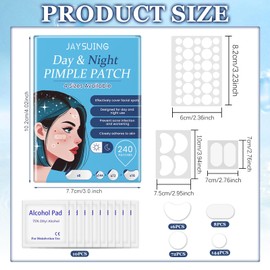 Large acne patches, pimple patch (4 sizes, 420 patches), pimple patches, acne patch for face and body, for whole face, forehead, chin, nose, body, back.