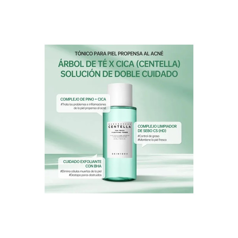 Skin1004 Tónico Purificante Centella Teatrica Antiacné 210ml