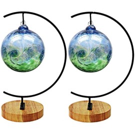 CXLE Ornament Display Stand, Ornament Stand Holder Iron Pothook Stand for Hanging Glass Globe Air Plant Terrarium, Witch Ball, Christmas Ornament and Home Wedding Decoration