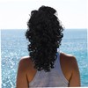 TOVINANNA Black Curly Wigs for Women Synthetic Afro Curly Hair