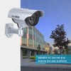 Solar Powered Fake Camera Outdoor CCTV Surveillance Security Camera LED
