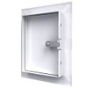 Metal Access Panel with Lock Wall Steel Hatch White Service