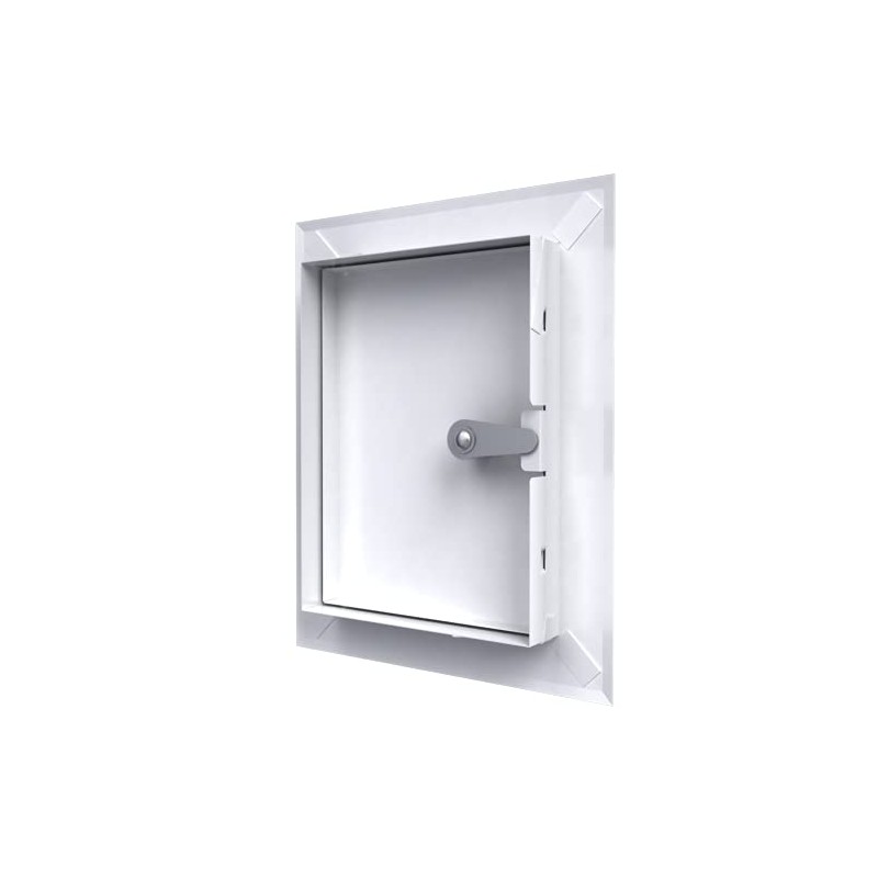 Metal Access Panel with Lock Wall Steel Hatch White Service