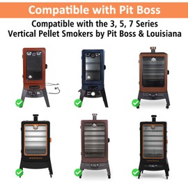 AJinTeby Flame Tamer for Pit Boss Series 3, 5, and 7 Series Vertical Pellet Smokers, for Louisiana Smoker, Grill Flame Tamer Replacement